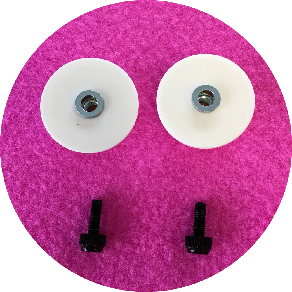 45mm Blank Domed Puppet Eyes