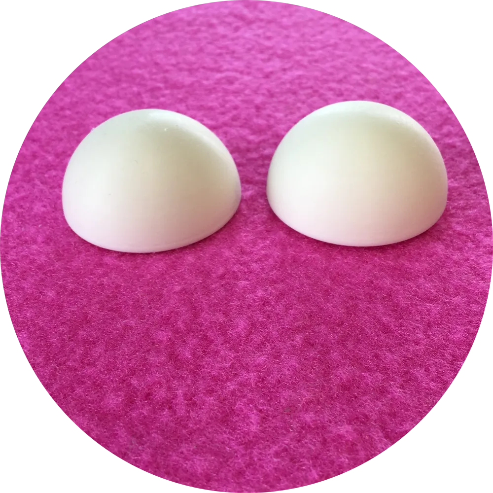 45mm Blank Domed Puppet Eyes