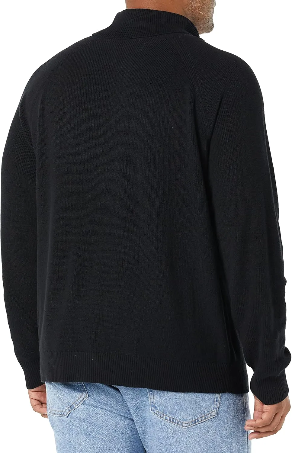 Amazon Essentials Men's 100% Cotton Rib Knit Turtleneck Sweater
