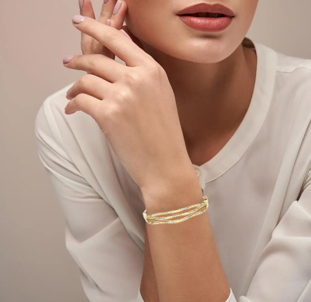 Arc Bangle Bracelet