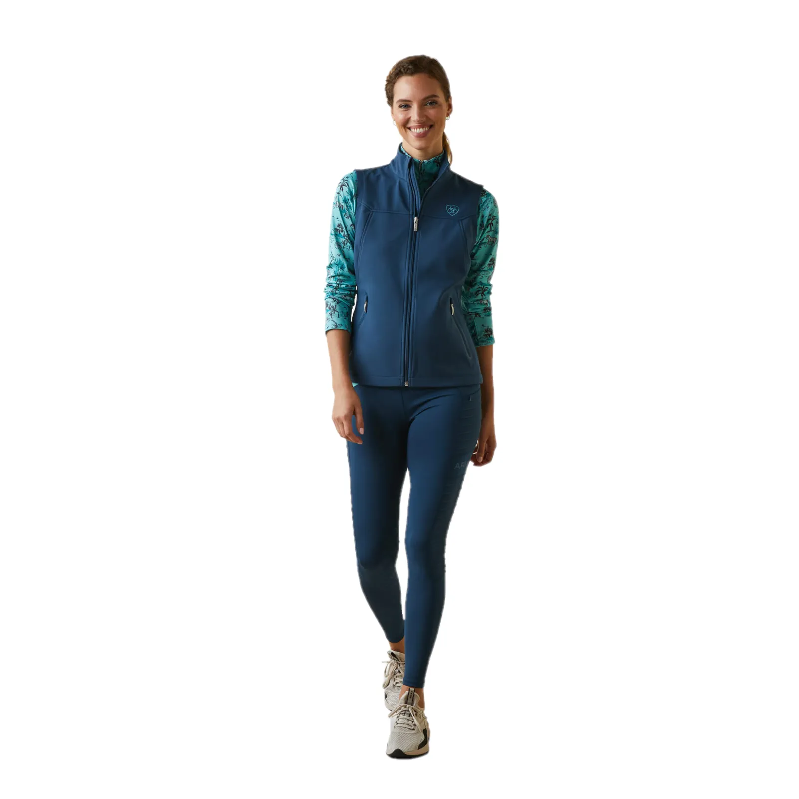 Ariat® Ladies New Team Deep Petroleum Softshell Vest 10043466