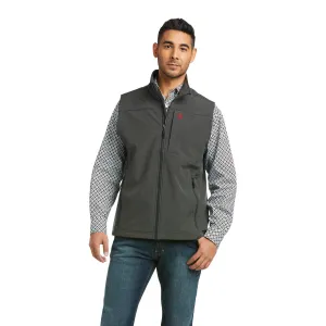 Ariat® Men's Logo 2.0 Charcoal Americana Softshell Vest 10037380
