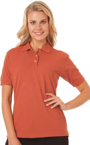 Blue Generation BG6204 Ladies' Short Sleeve Superblend Pique Polo