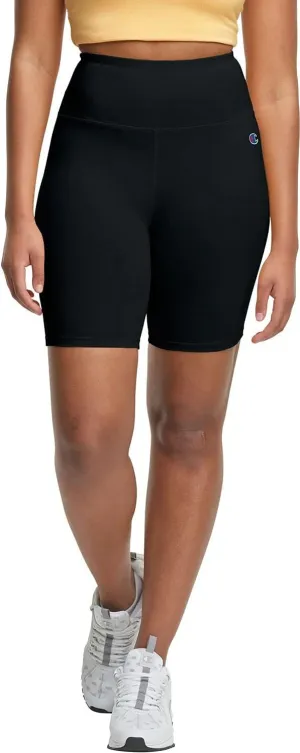 Champion Everyday Stretch, Womens Cotton Bike Shorts, 7" Inseam