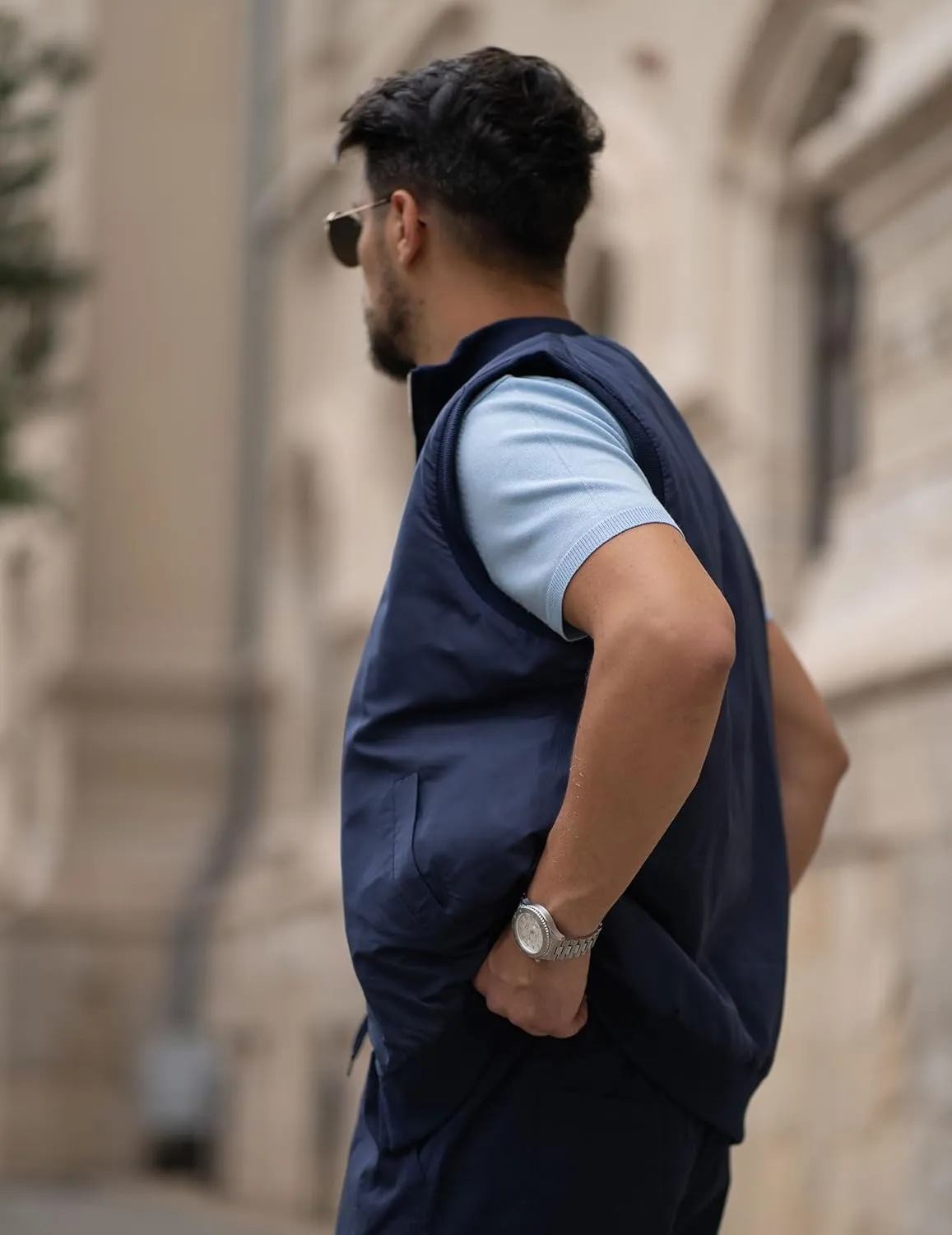 COOFANDY Men's Casual Outerwear Vests Padded Sleeveless Jacket Winter Outdoor Warm with Pockets