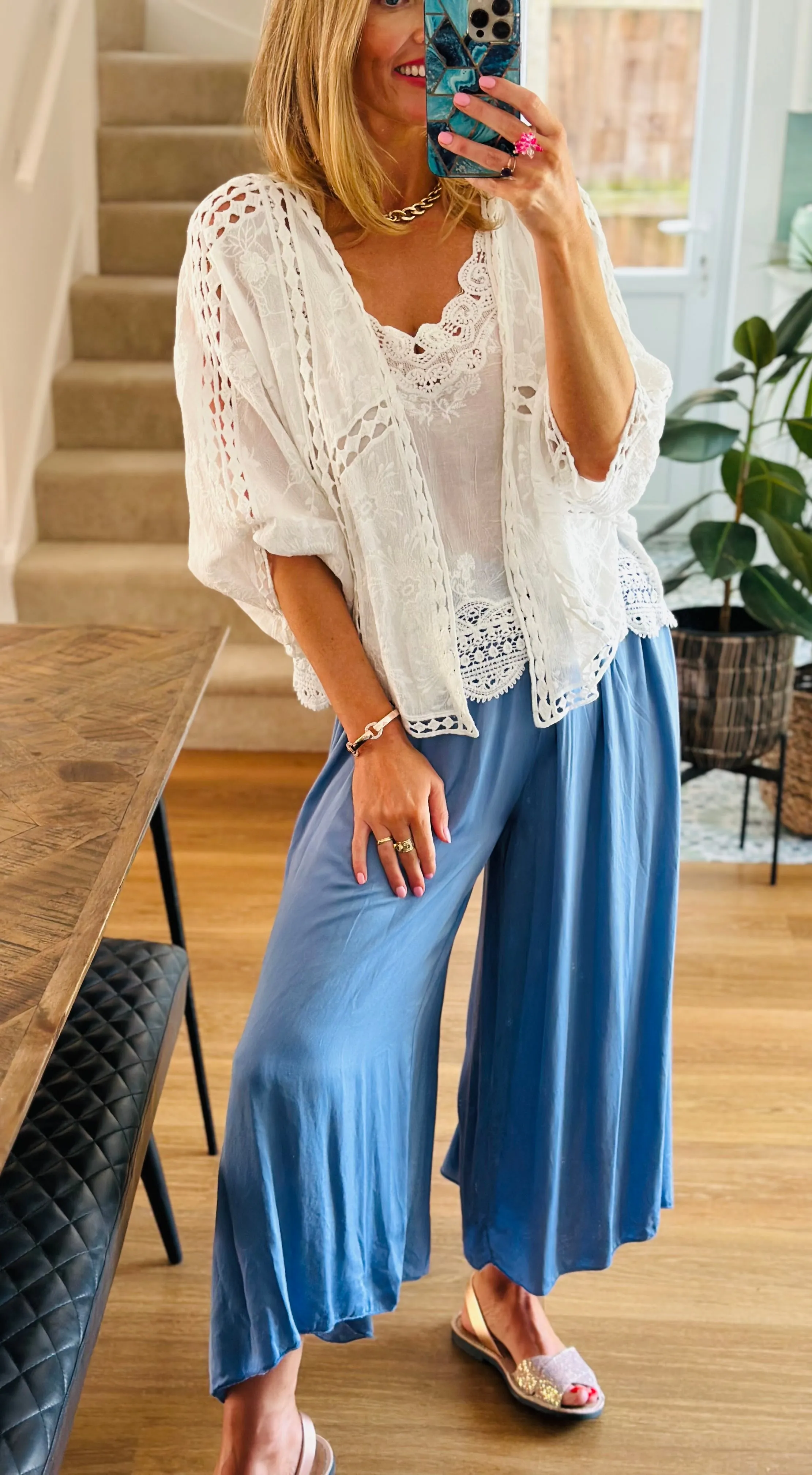 Crochet folk Cardigan