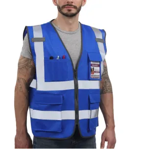Dib Safety Reflective Vest - Blue