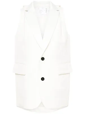 Double-Faced Silk Cotton Vest