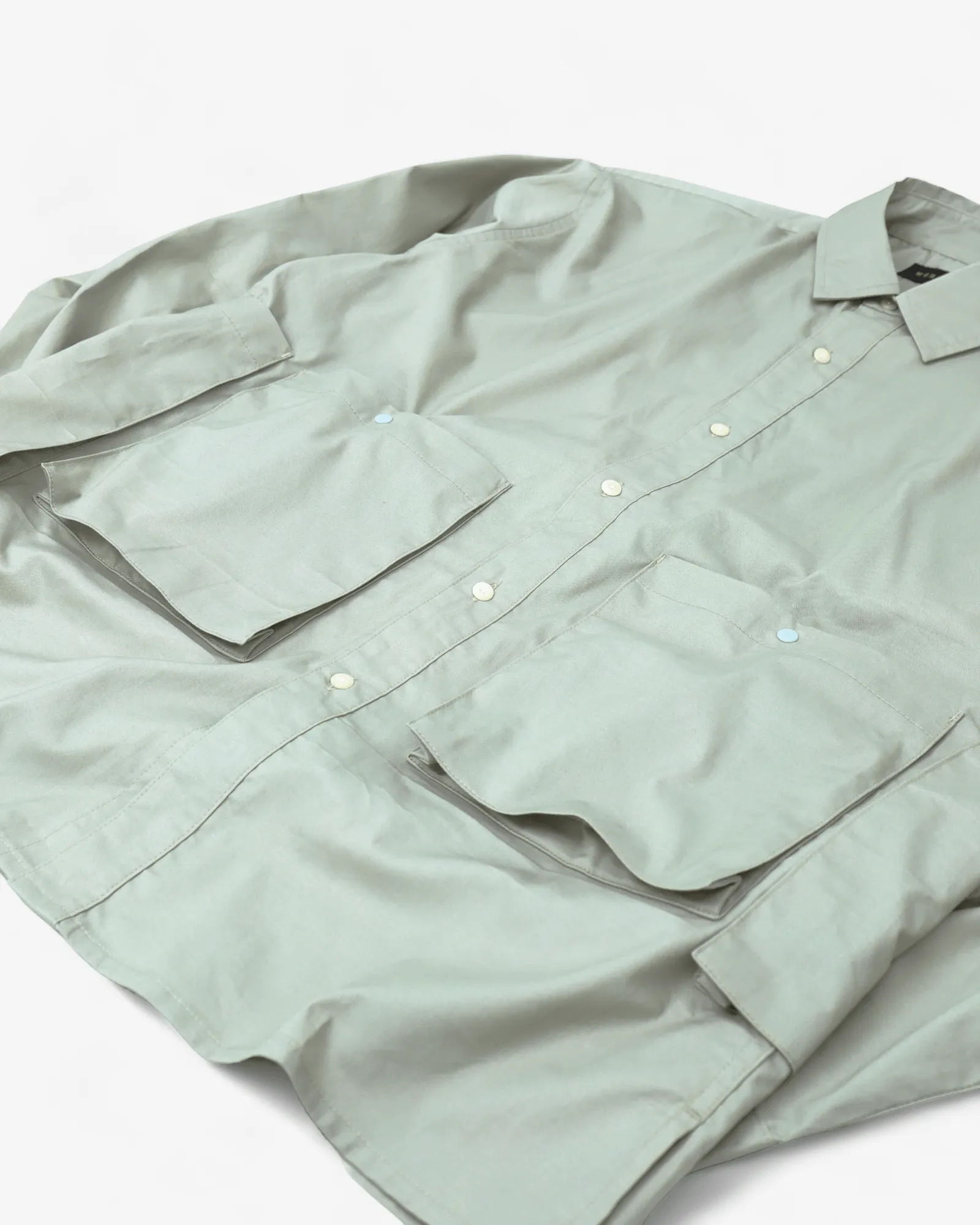 FINE COTTON POCKET SHIRT #693
