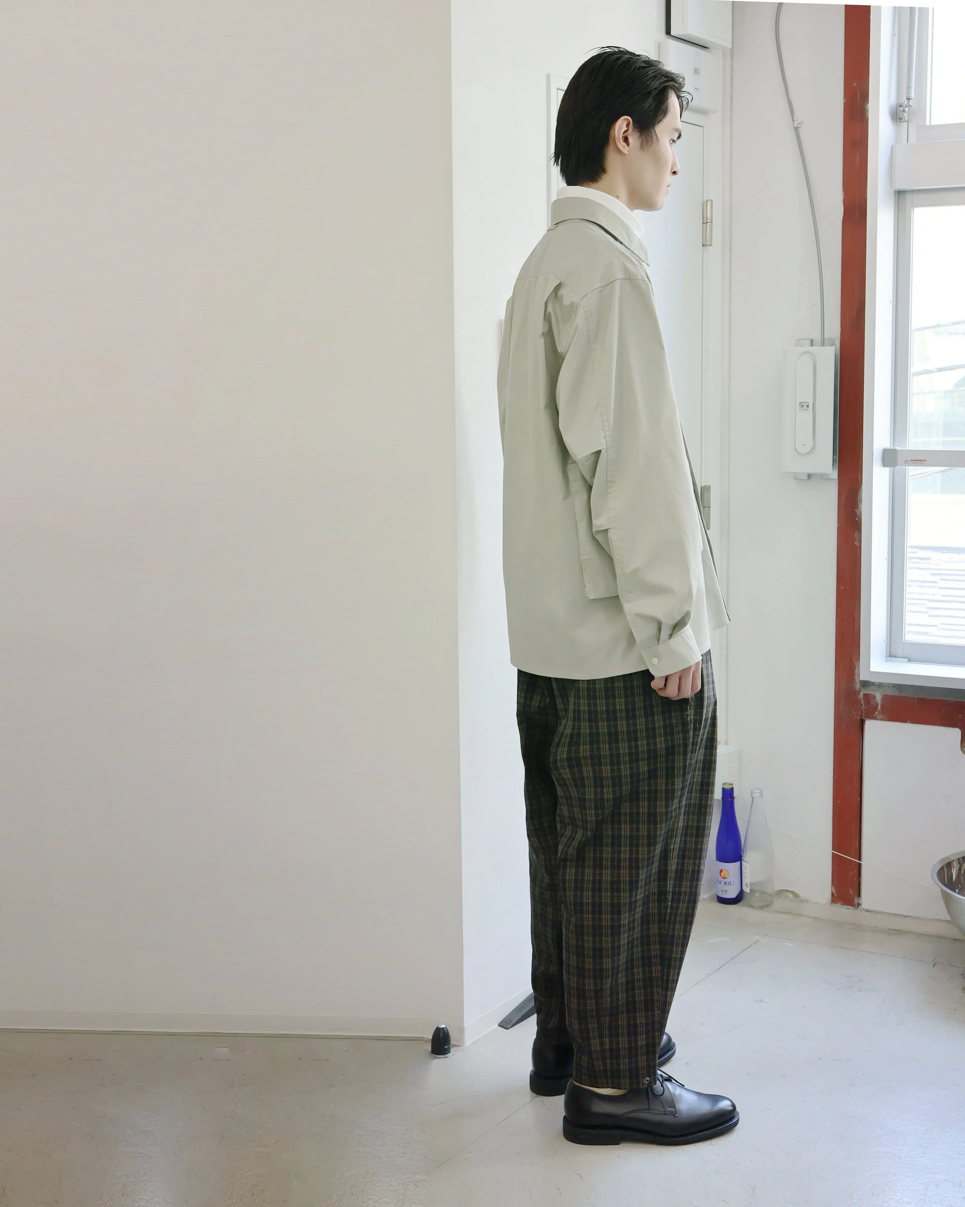 FINE COTTON POCKET SHIRT #693