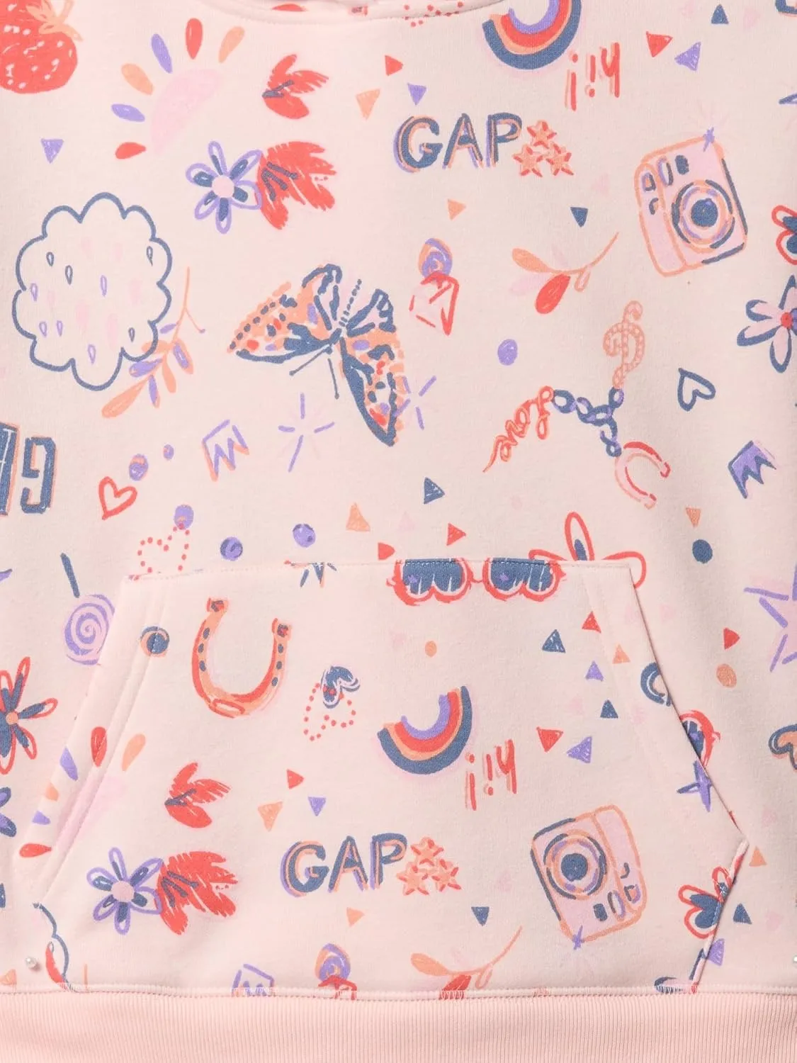GAP Girls' Relaxed Heritage Pullover