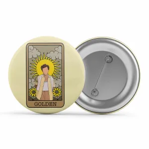 Harry Styles Badge - Golden
