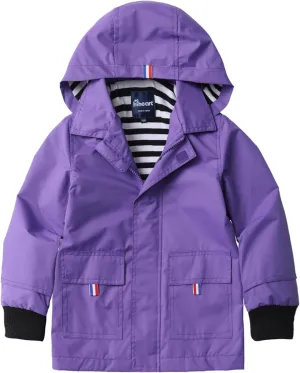 Hiheart Boys Girls Waterproof Hooded Jackets Cotton Lined Rain Jackets