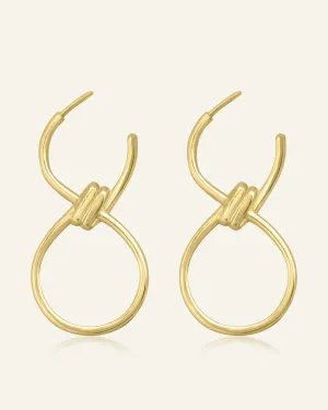 Infinity Slice Earrings