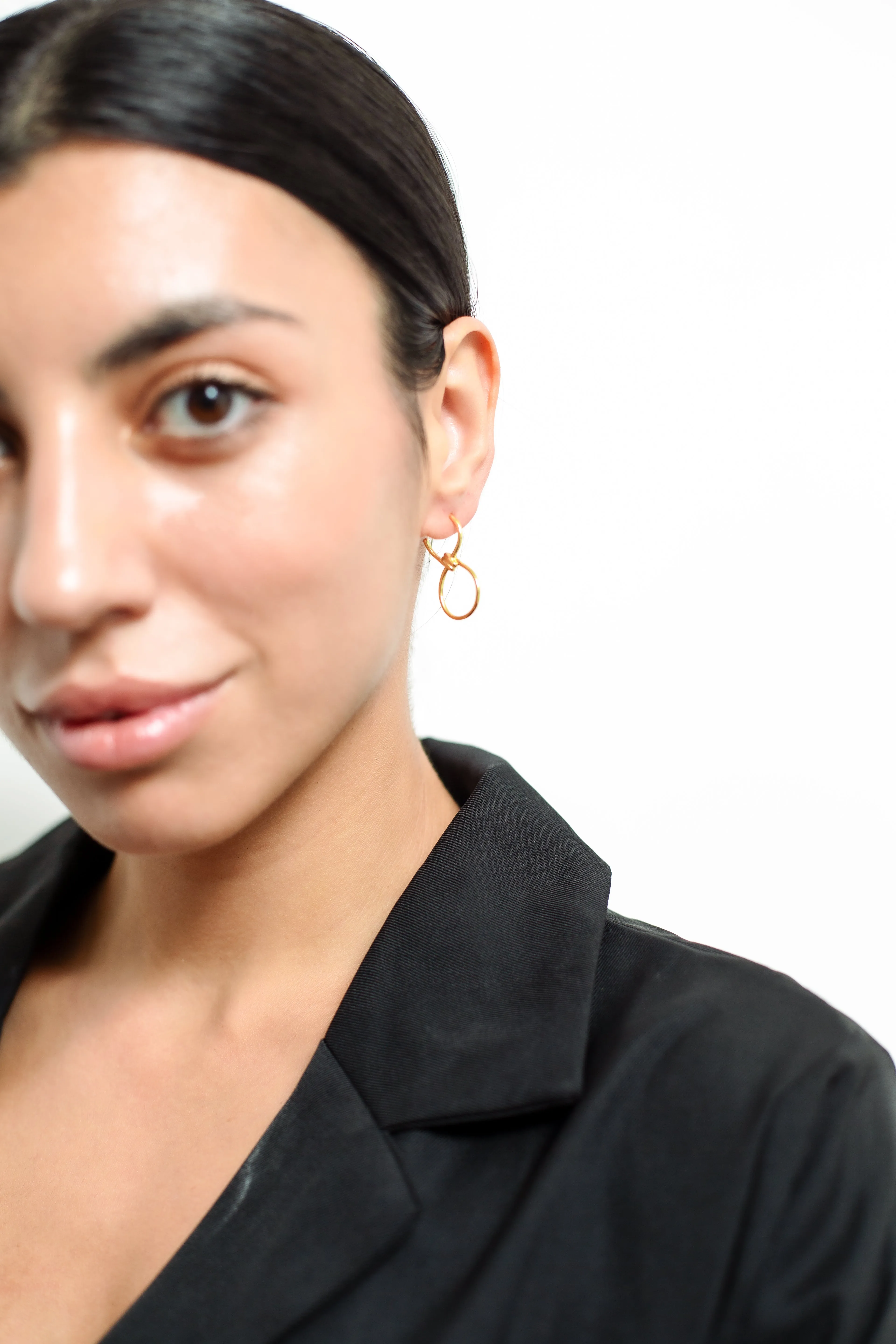 Infinity Slice Earrings