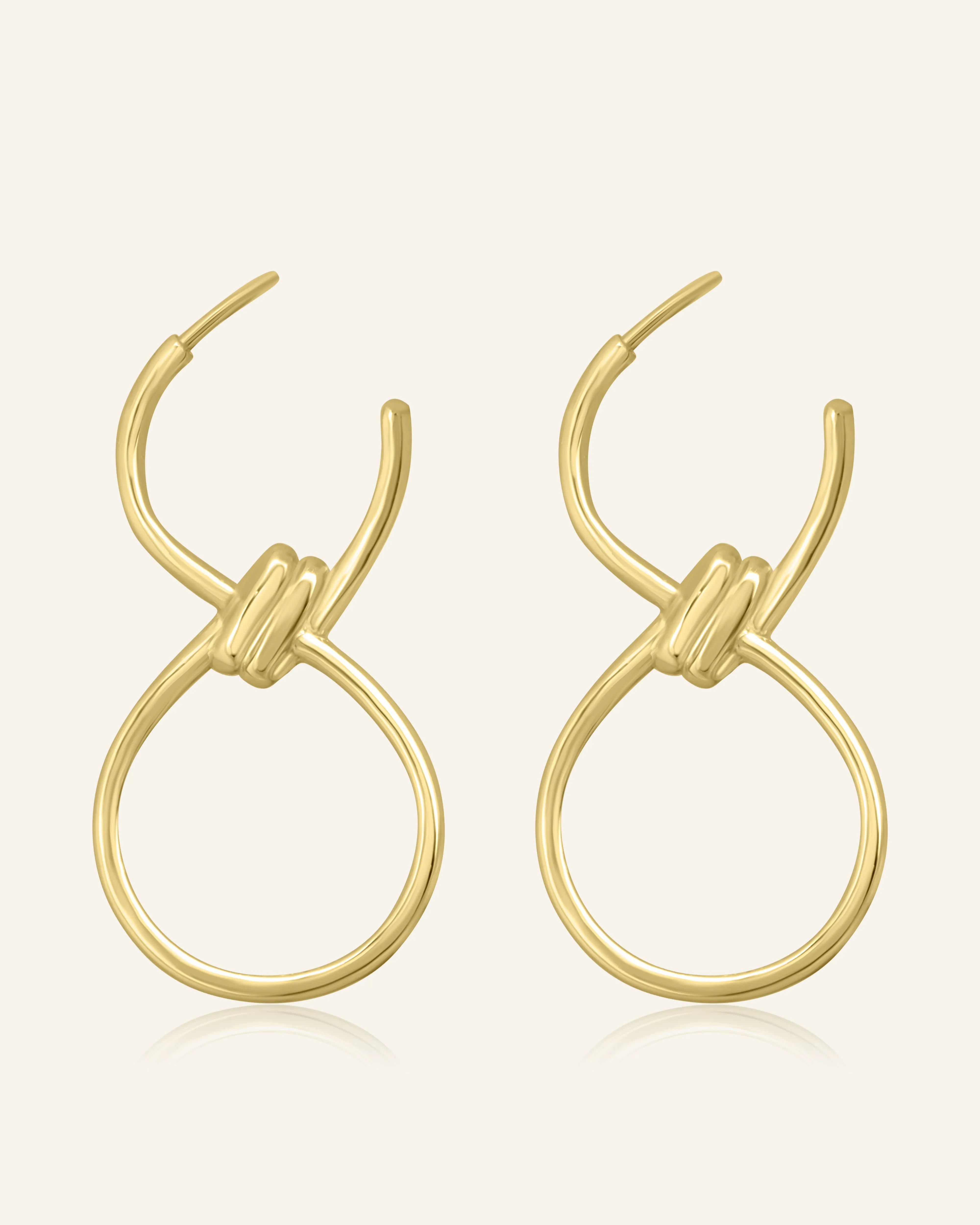 Infinity Slice Earrings