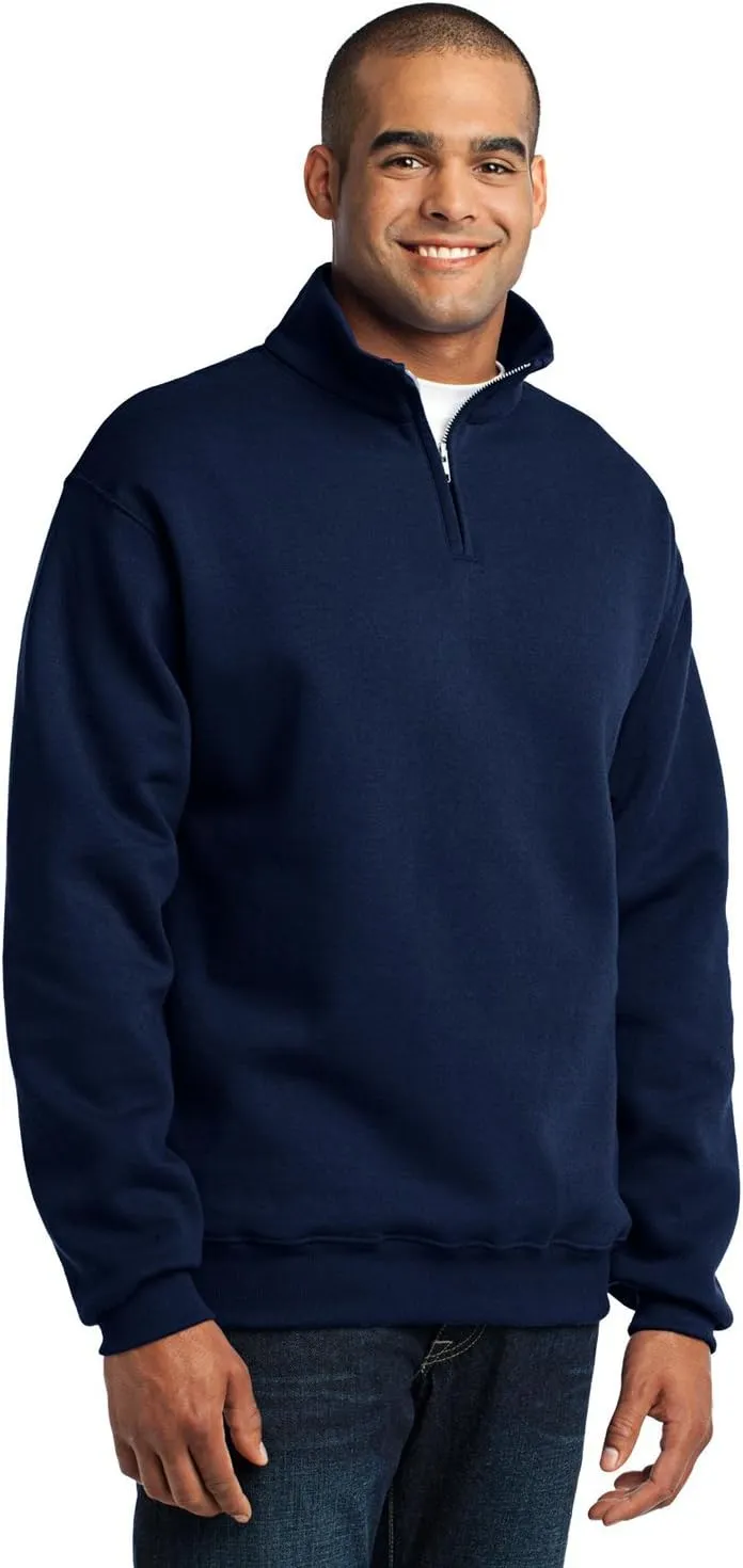 Jerzees 50/50 NuBlend Quarter-Zip Cadet Collar Sweatshirt