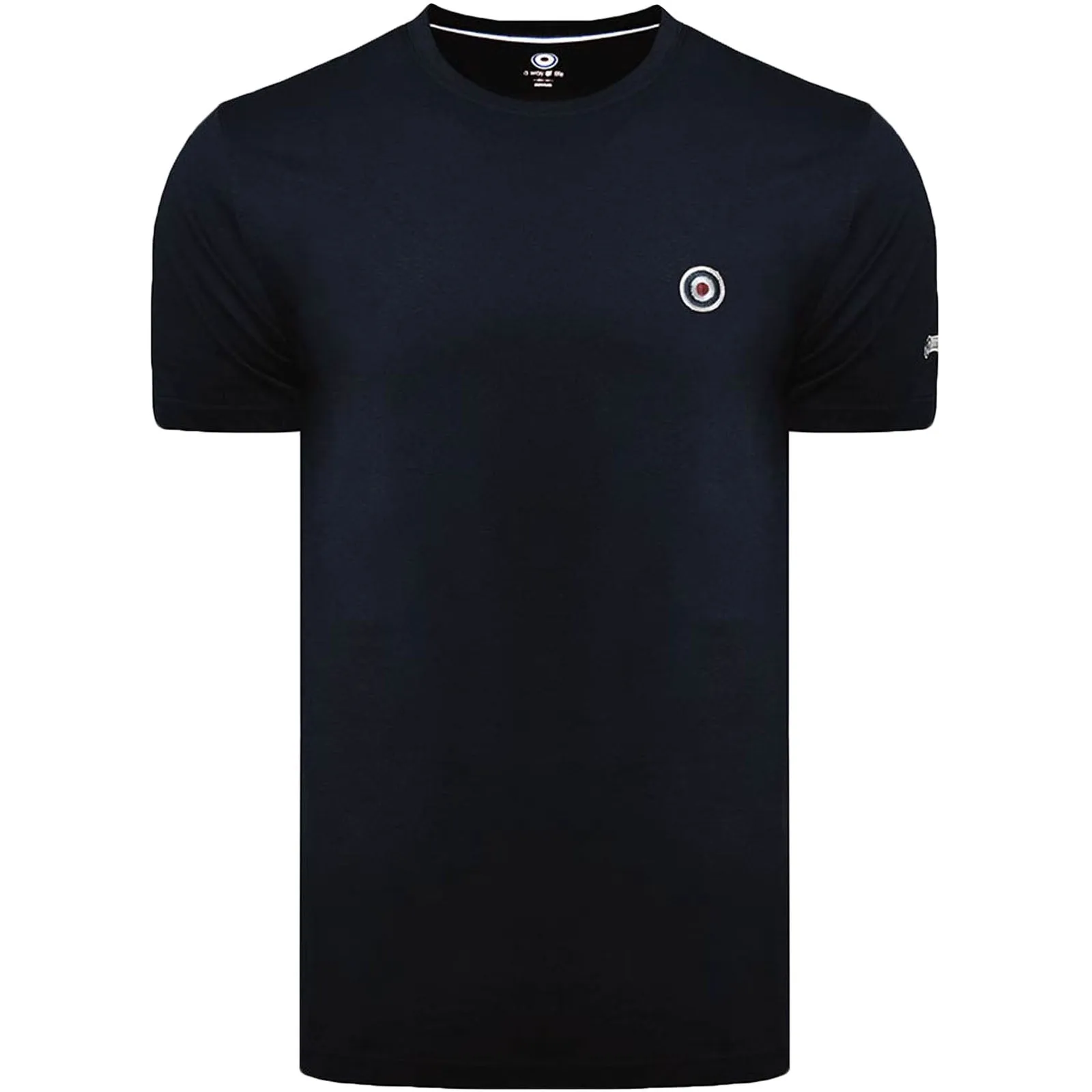 Lambretta Mens Big & Tall Chest Logo T-Shirt - Navy