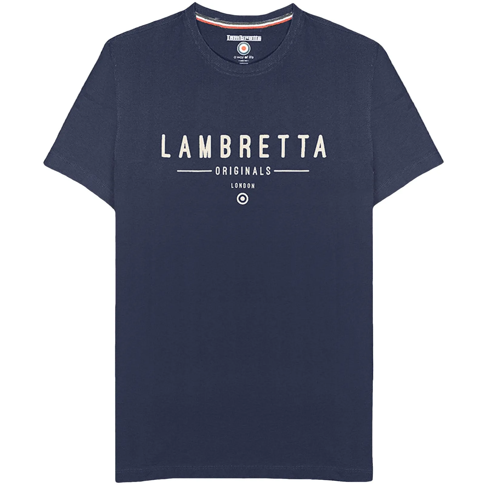 Lambretta Mens Originals Logo Cotton T-Shirt