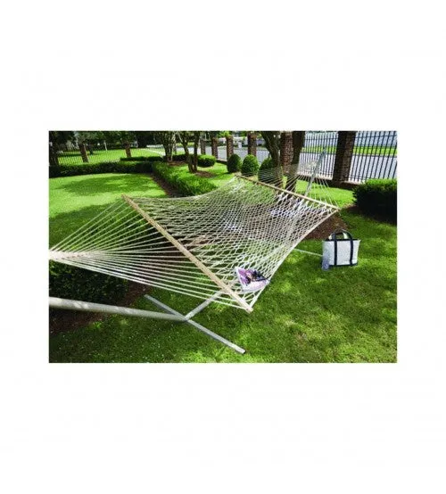 Large White Polyester Rope Hammock