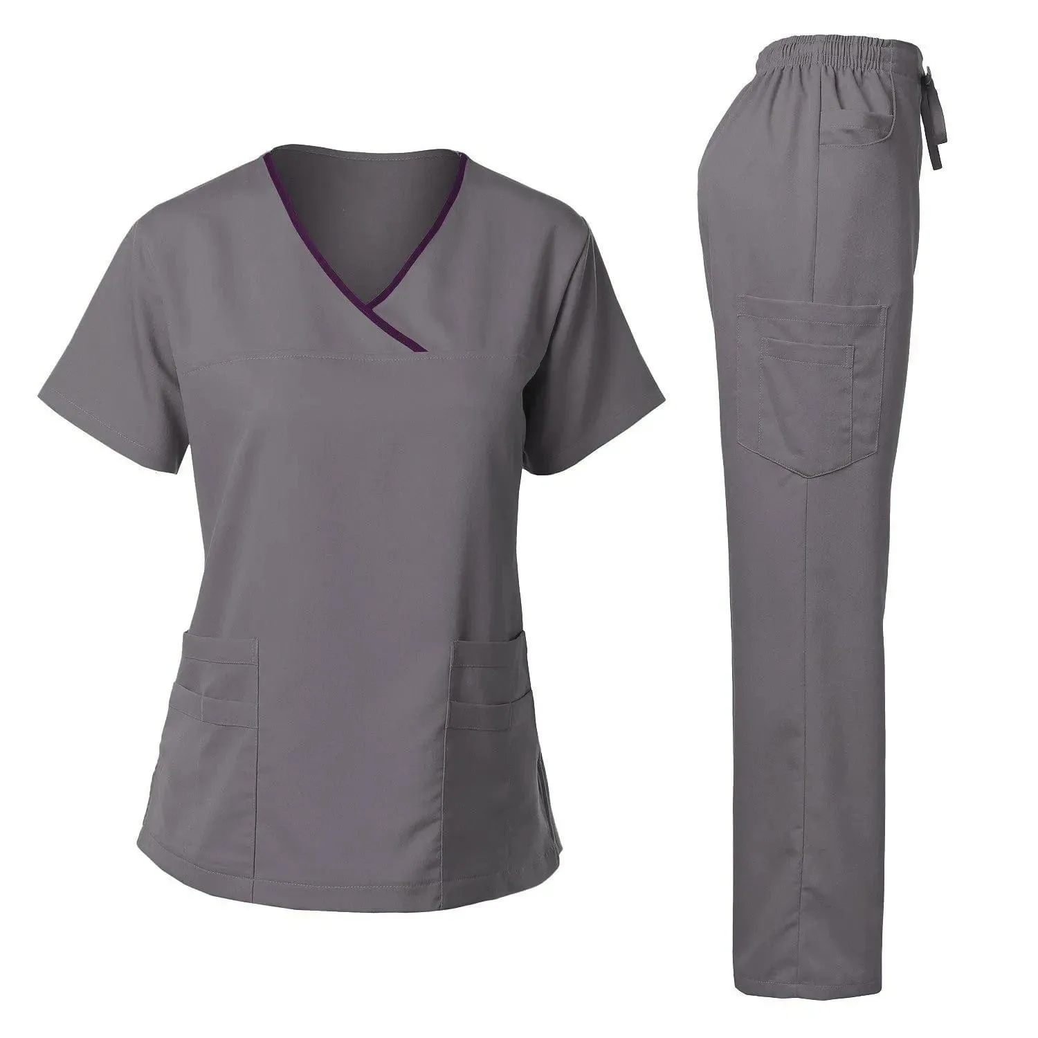 Medics Anti Wrinkle Scrubs Washable Soft Fabric Jogger Sets