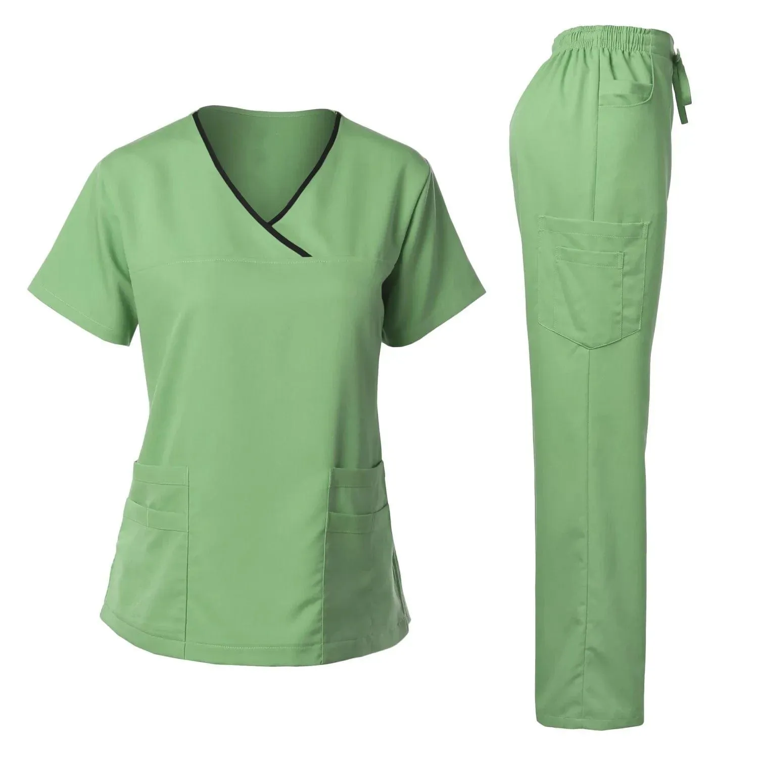 Medics Anti Wrinkle Scrubs Washable Soft Fabric Jogger Sets