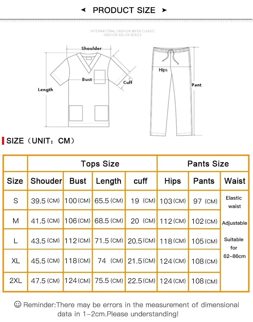 Medics Anti Wrinkle Scrubs Washable Soft Fabric Jogger Sets