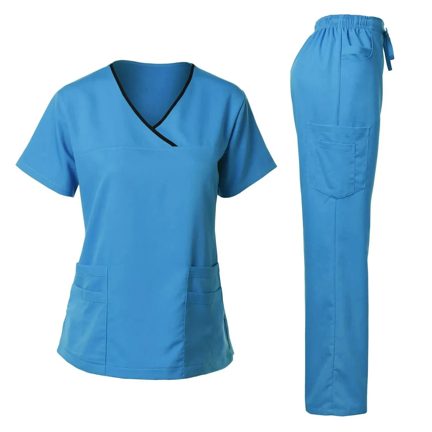 Medics Anti Wrinkle Scrubs Washable Soft Fabric Jogger Sets
