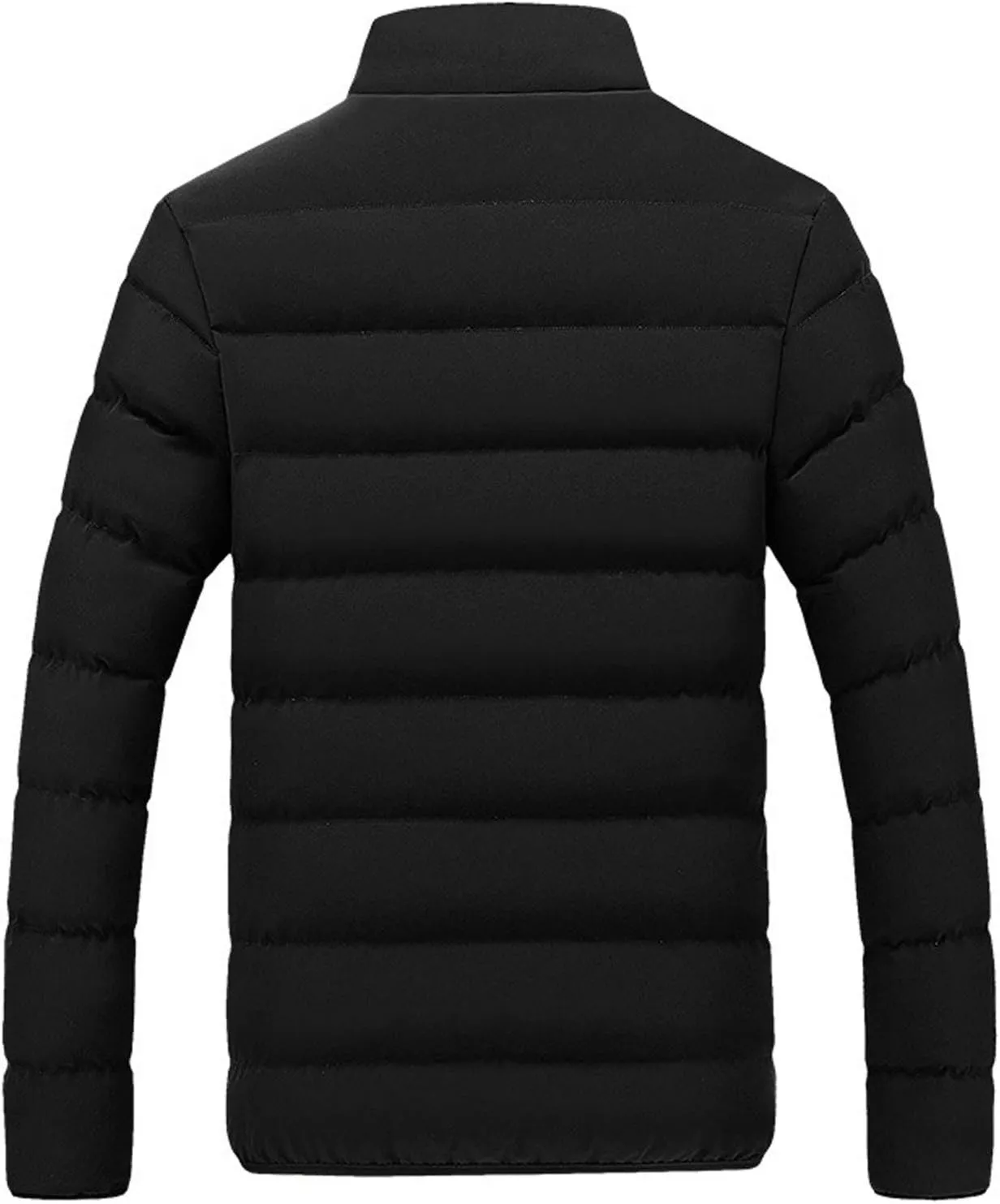 Men's Fashion Solid Colour Winter Collar Warm Thickened Jacket Jacket Short Jacket Comfortable with Pockets