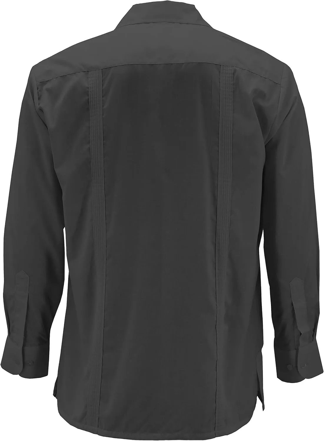 Men's Guayabera Long Sleeve Button Up Cuban Beach Casual Embroidered Dress Shirt