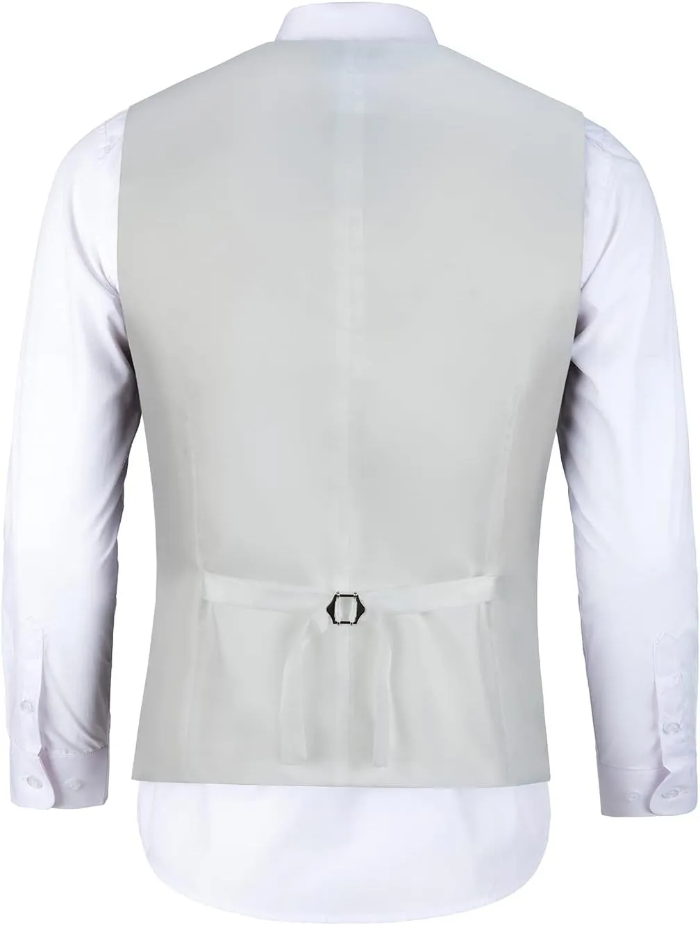 Men's Suits Vest V-Neck Sleeveless Slim Fit Jacket Groomman Casual Suit Vests for Wedding Formal Party Tuxedo for Men
