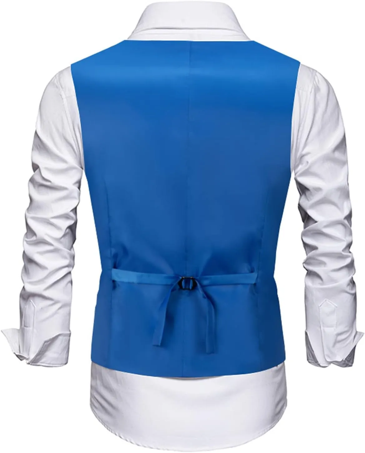 Men's Suits Vest V-Neck Sleeveless Slim Fit Jacket Groomman Casual Suit Vests for Wedding Formal Party Tuxedo for Men