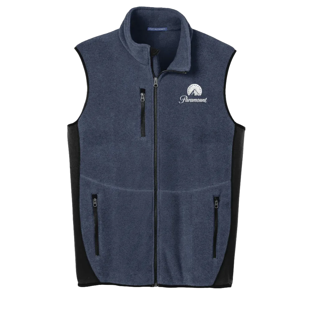 Paramount Logo Embroidered Fleece Vest