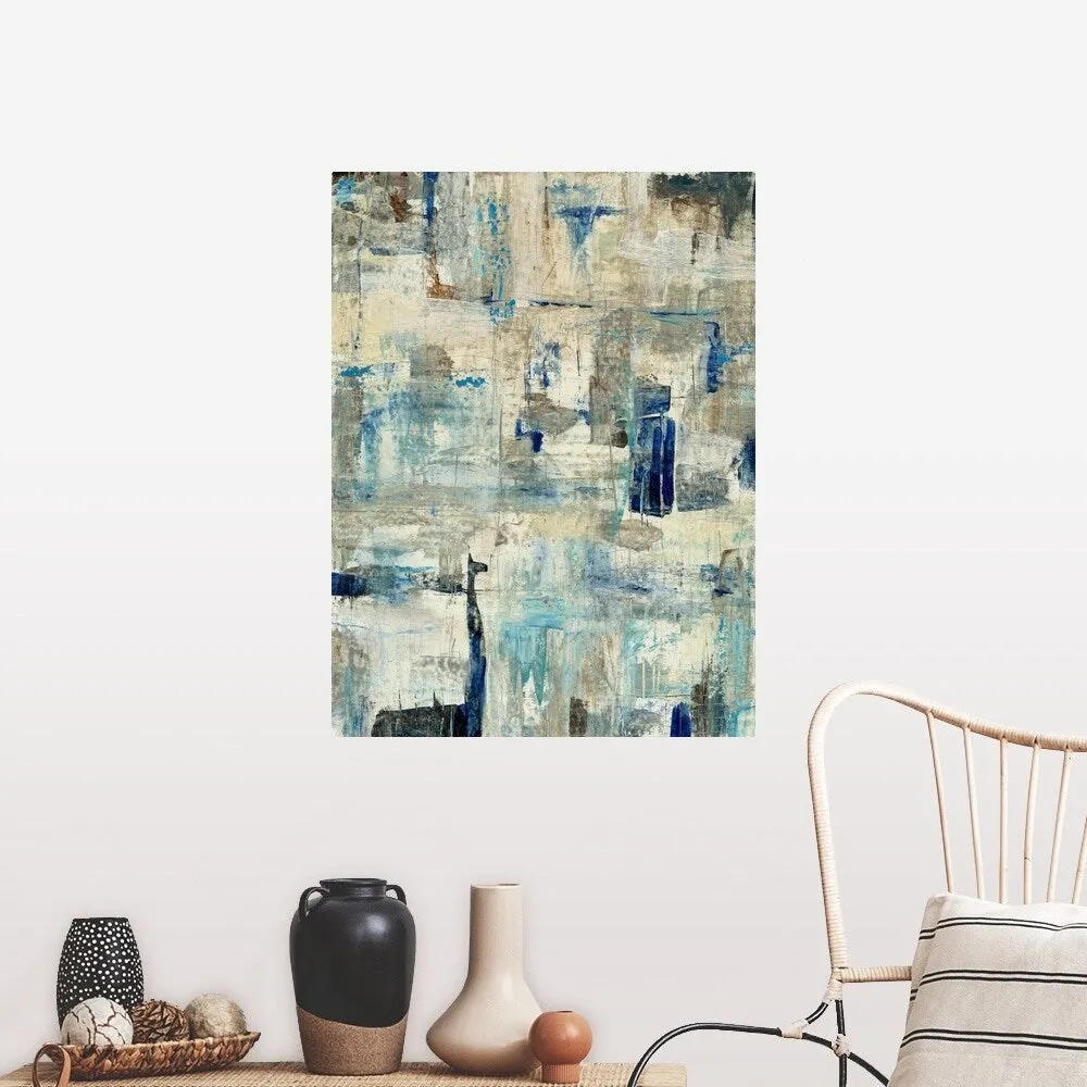 "Aqua Separation I" Poster Print