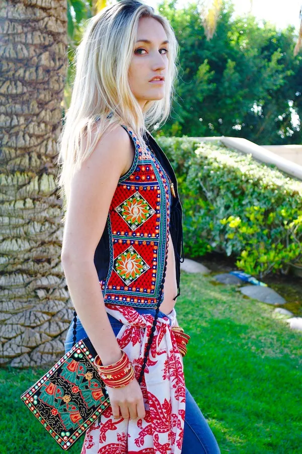Rosey Red Vest