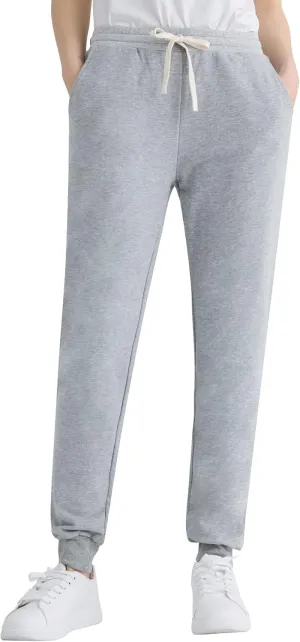 Weintee Women's Petite Joggers Cotton Sweatpants with Pockets