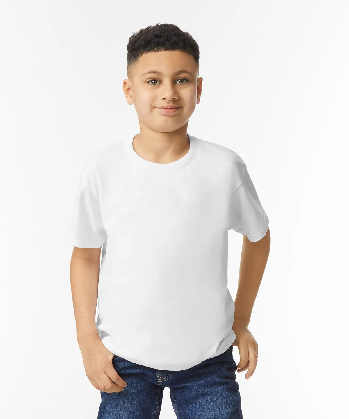White - Heavy Cotton™ youth t-shirt (C)