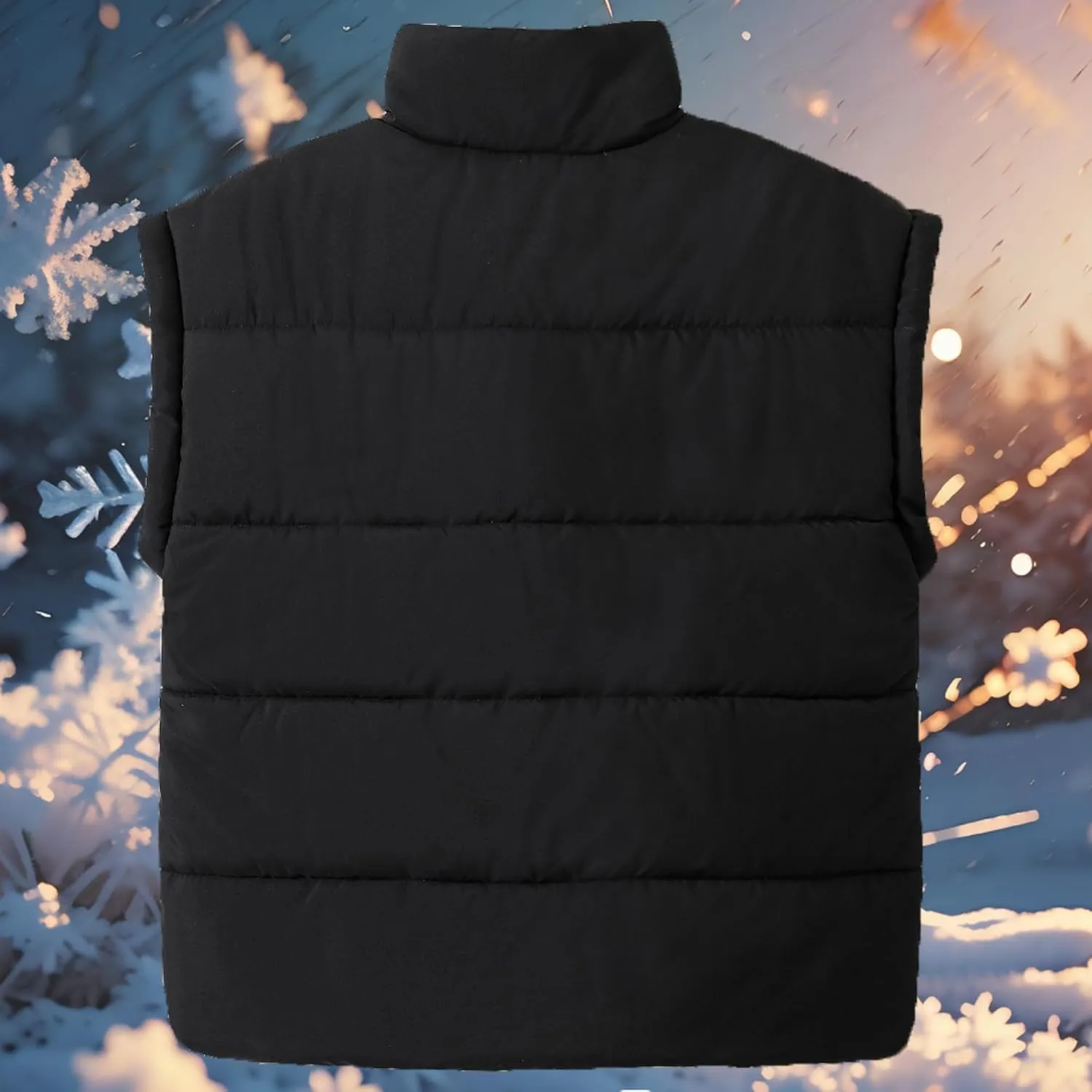 Women's Outerwear Vests Various Print Quilted Warm Cotton Loose Sleeveless Jacket