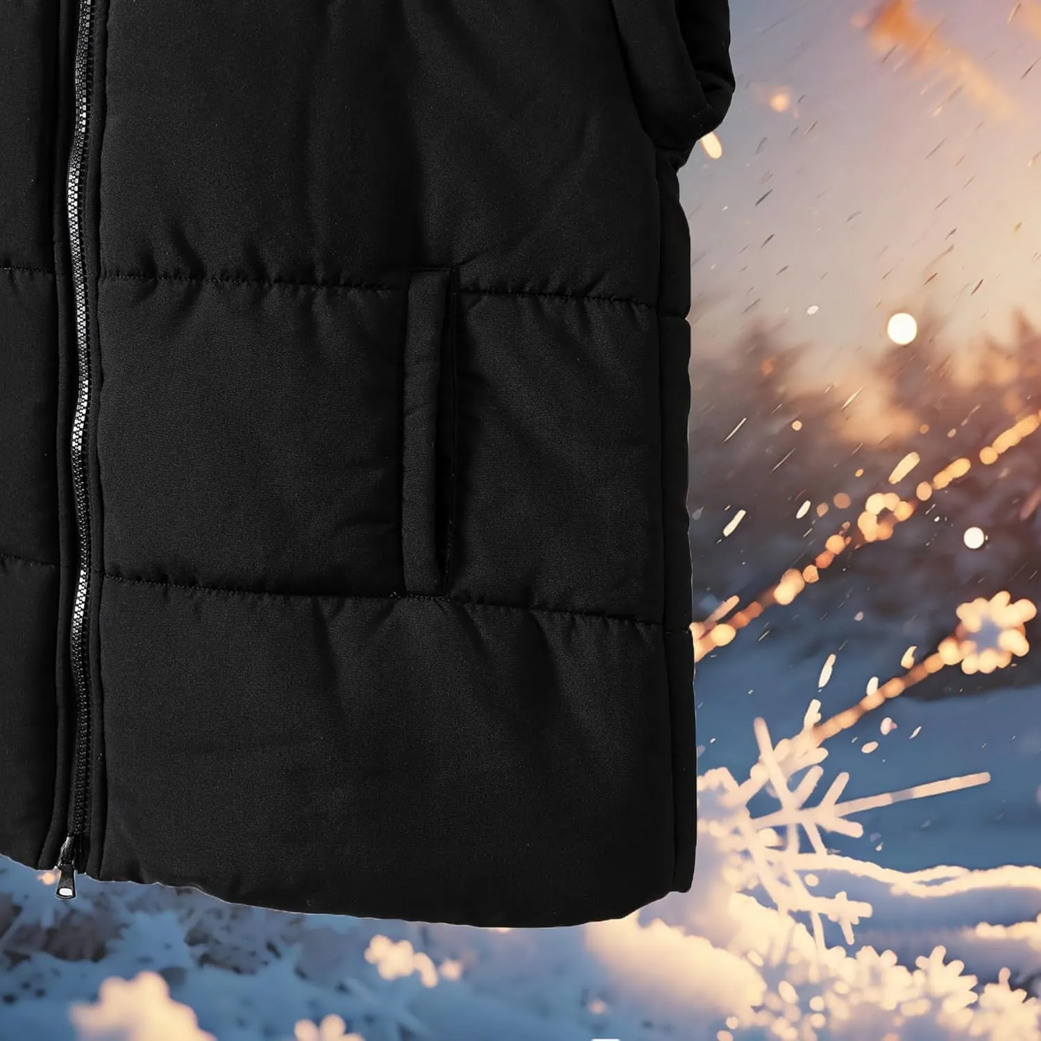 Women's Outerwear Vests Various Print Quilted Warm Cotton Loose Sleeveless Jacket