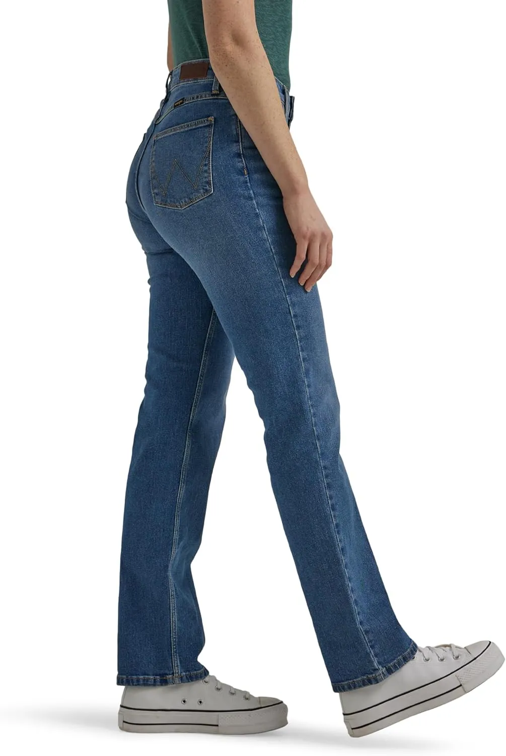 Wrangler Women's High Rise True Straight Fit Jean