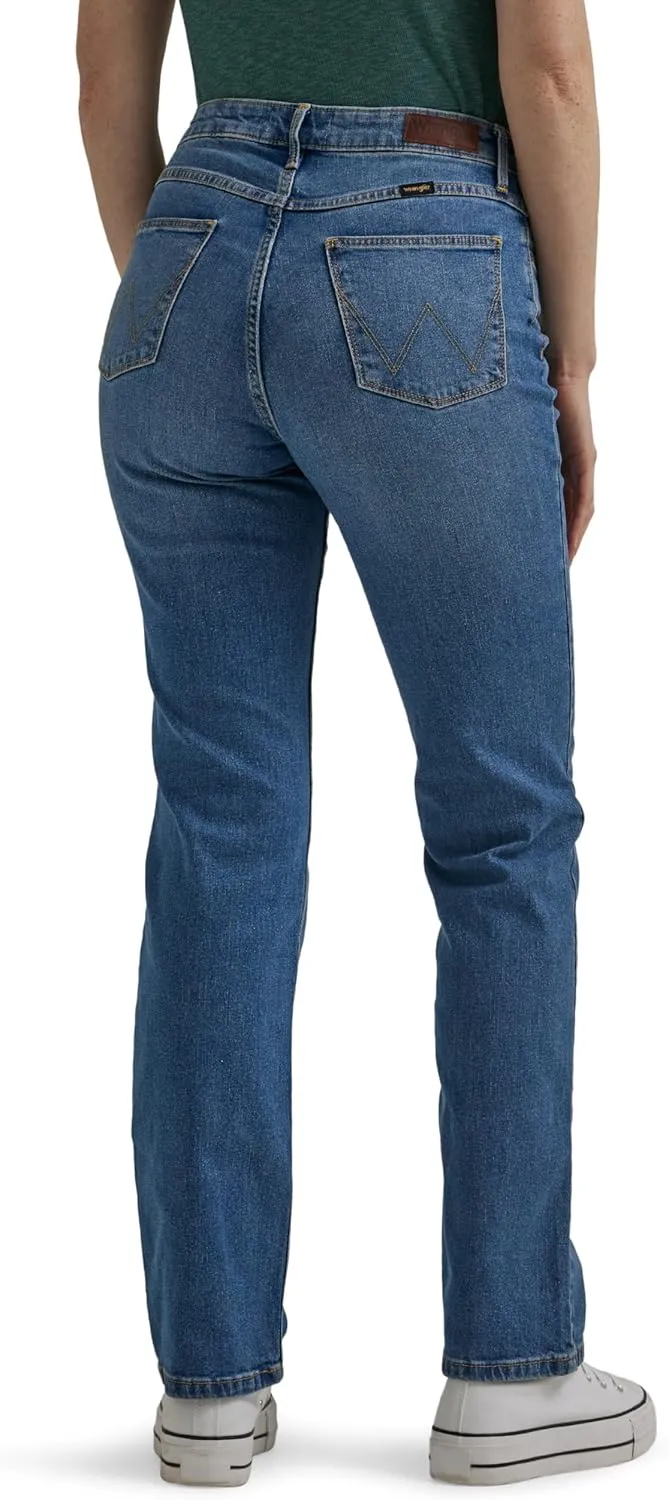 Wrangler Women's High Rise True Straight Fit Jean